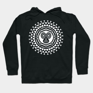 Marquesas face design Hoodie